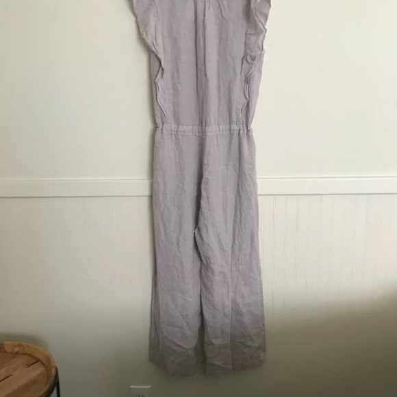 NWT Velvet by Graham & Spencer Linen Jumpsuit - Picture 3 of 8